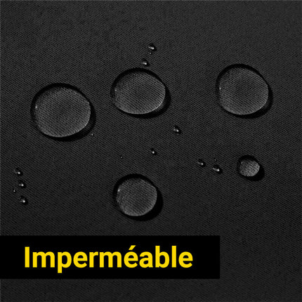 Černý voděodolný venkovní závěs na zahradu