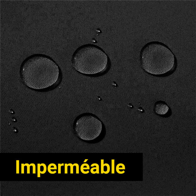 Černý voděodolný venkovní závěs na zahradu