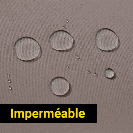 Závěs na terasu šedohnědý nepromokavý