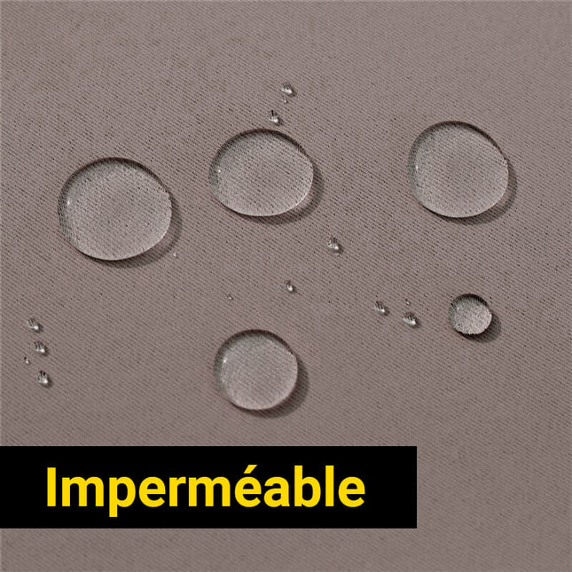 Závěs na terasu šedohnědý nepromokavý