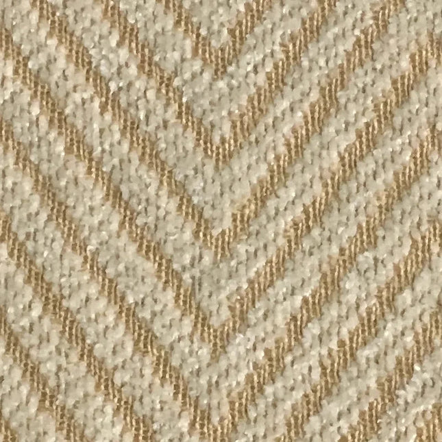 Krémový závěs se vzorem rybí kosti