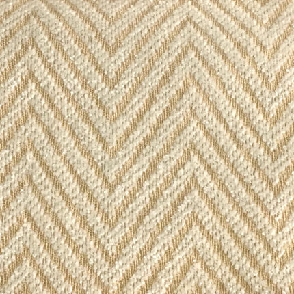 Krémový závěs se vzorem rybí kosti