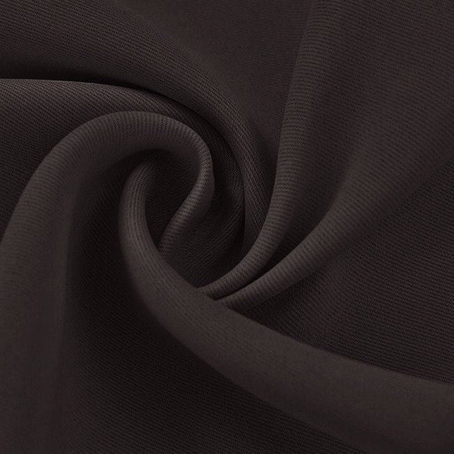 Hnědý jednobarevný zatemňovací závěs Forsa