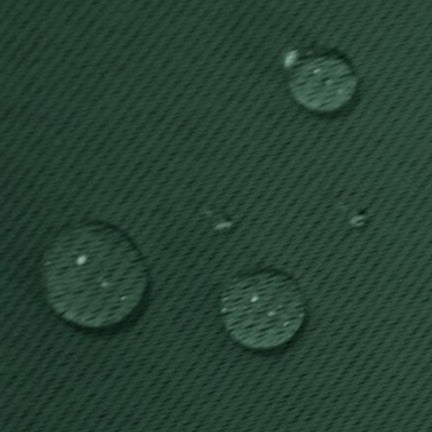 Tmavě zelený voděodolný venkovní závěs