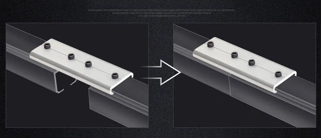 Stropní hliníková kolejnice na závěsy