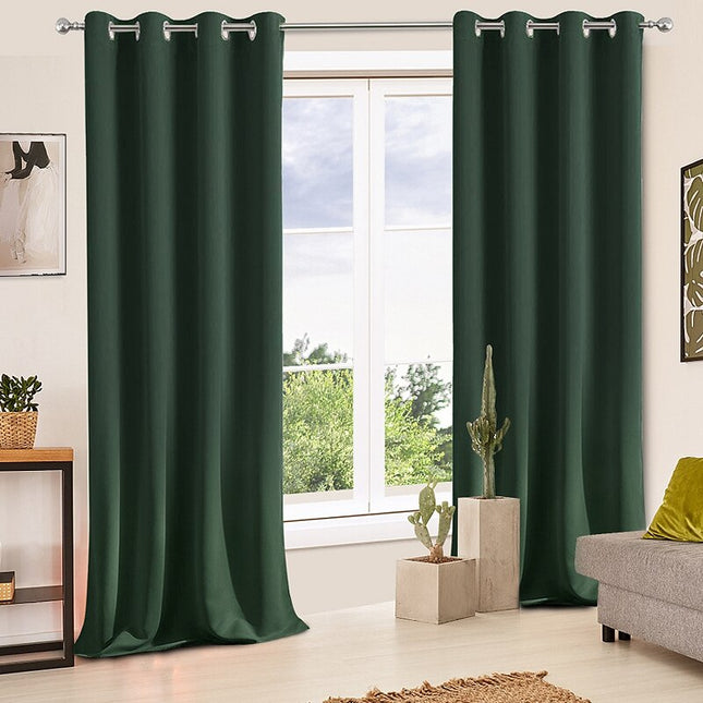 Tmavě zelený voděodolný venkovní závěs