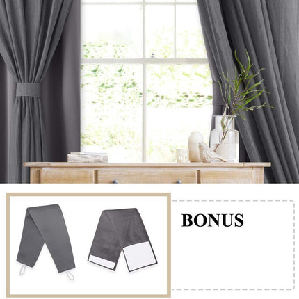 Dvouvrstvý zatemňovací závěs s voálem