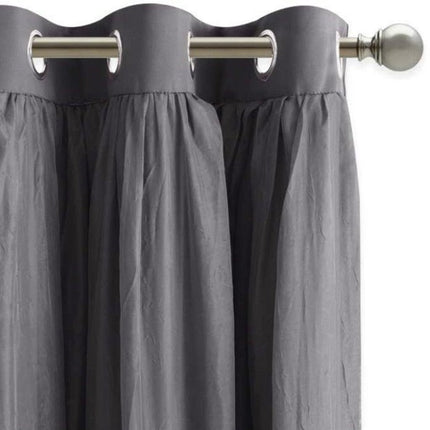 Dvouvrstvý zatemňovací závěs s voálem