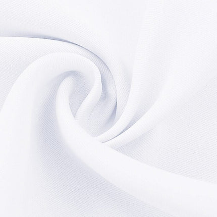 Hladký bílý zatemňovací závěs do ložnice