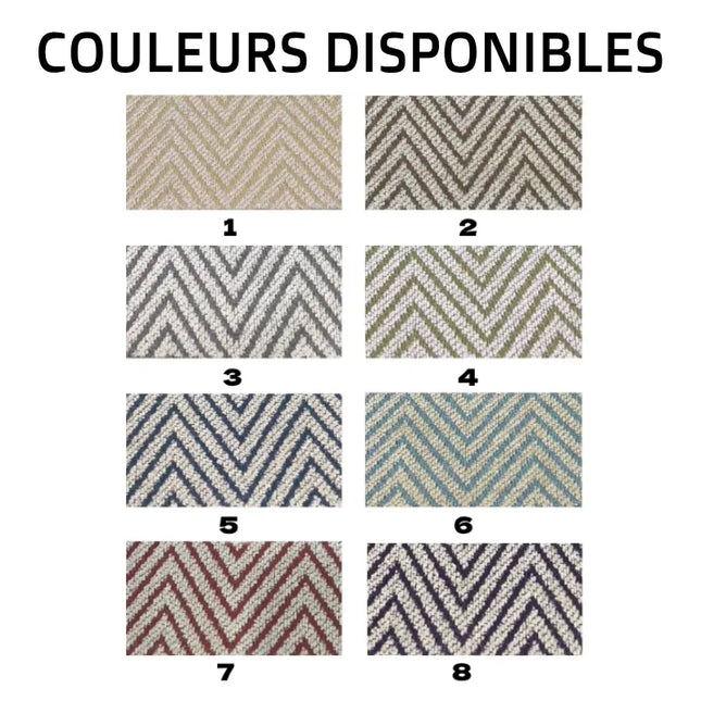 Tmavě šedý závěs se vzorem rybí kosti