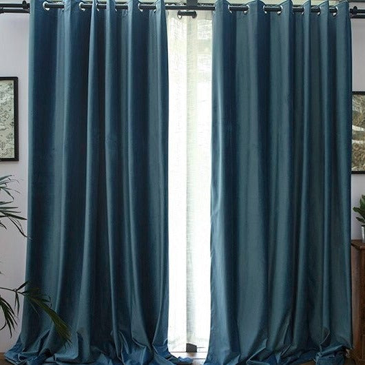 Modrý elegantní zatemňovací závěs Dalsen