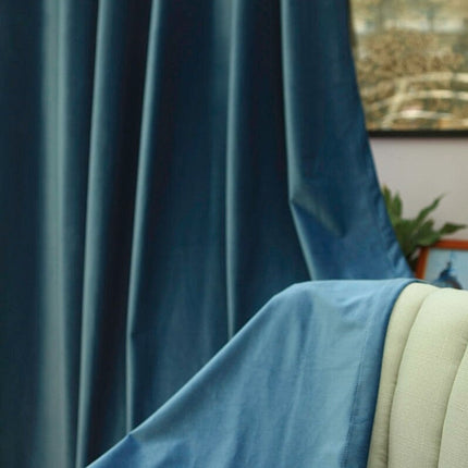 Modrý elegantní zatemňovací závěs Dalsen