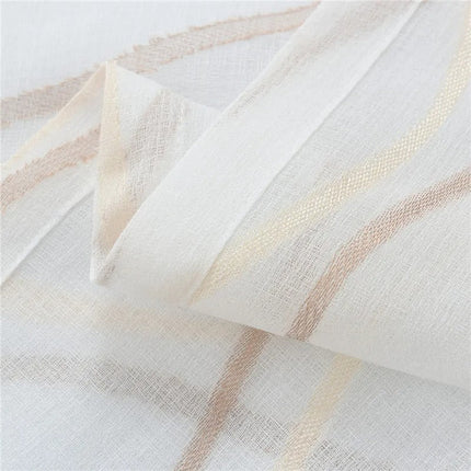 Moderní záclona se svislými vlnami