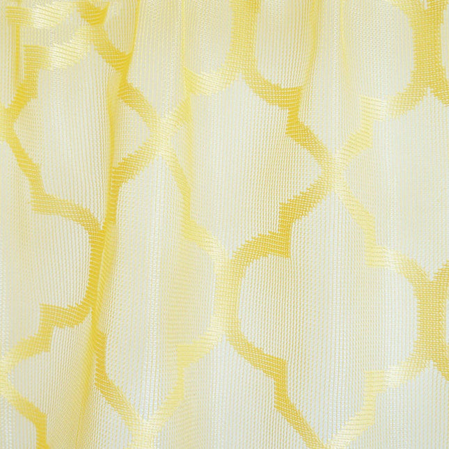 Krátká kuchyňská záclona s marockým vzorem