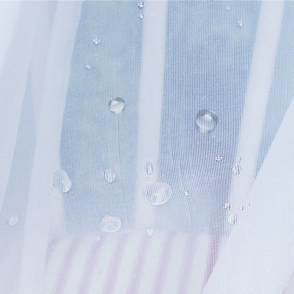 Průsvitný venkovní závěs s oky