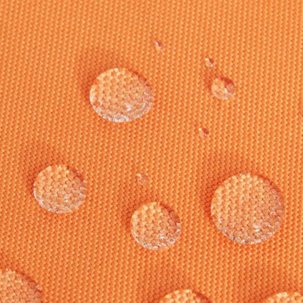 Oranžový venkovní závěs na zahradní altán