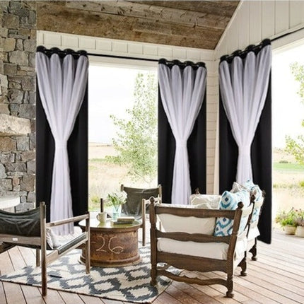 Odolný venkovní závěs na balkon