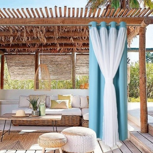 Odolný venkovní závěs na balkon