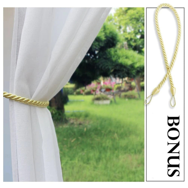 Venkovní voděodolný závěs s oky Muscadier