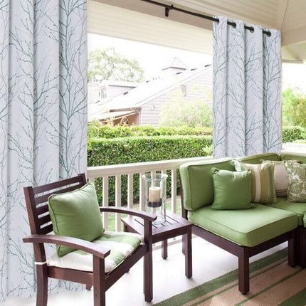 Venkovní závěs se vzorem větví