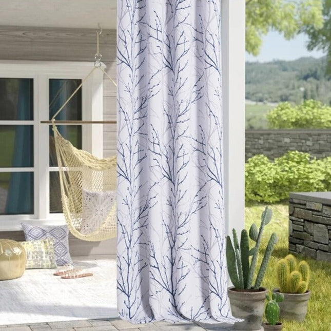 Venkovní závěs se vzorem větví