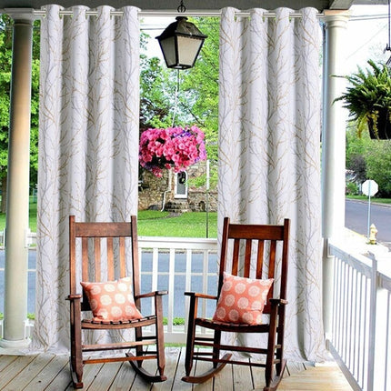 Venkovní závěs se vzorem větví