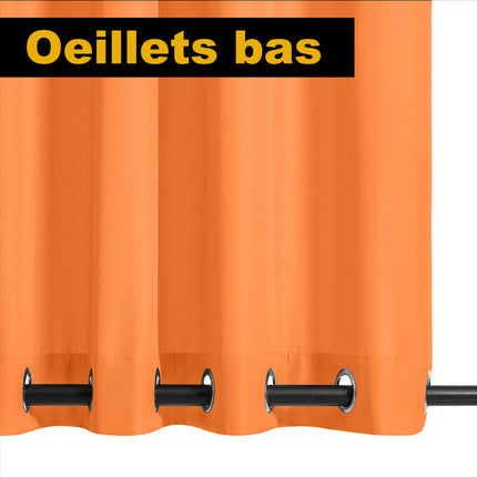 Oranžový venkovní závěs na zahradní altán