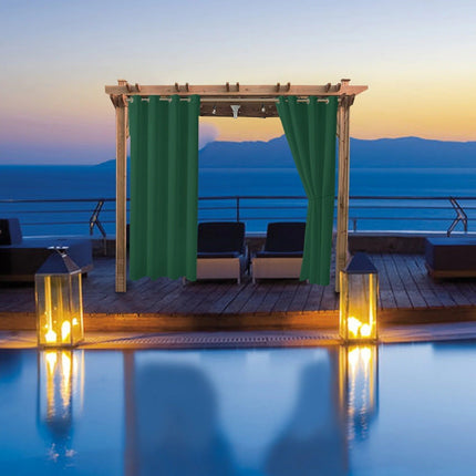 Zelený závěs na pergolu nepromokavý