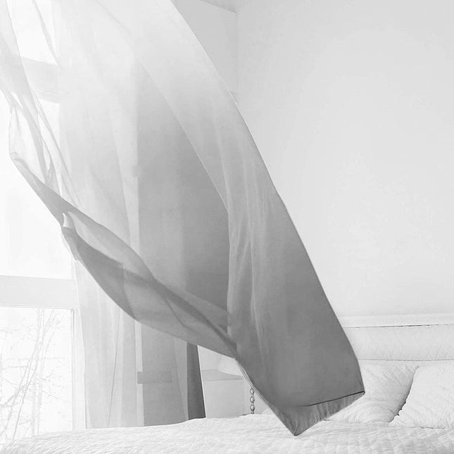 Venkovní záclona s gradientem na balkon