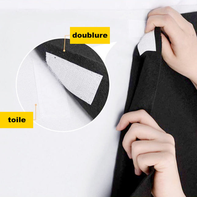 Termální zvukově izolační zatemňovací závěs