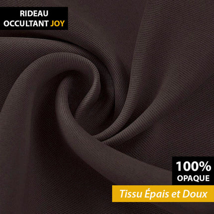 Hnědý zastiňovací závěs do ložnice Joy