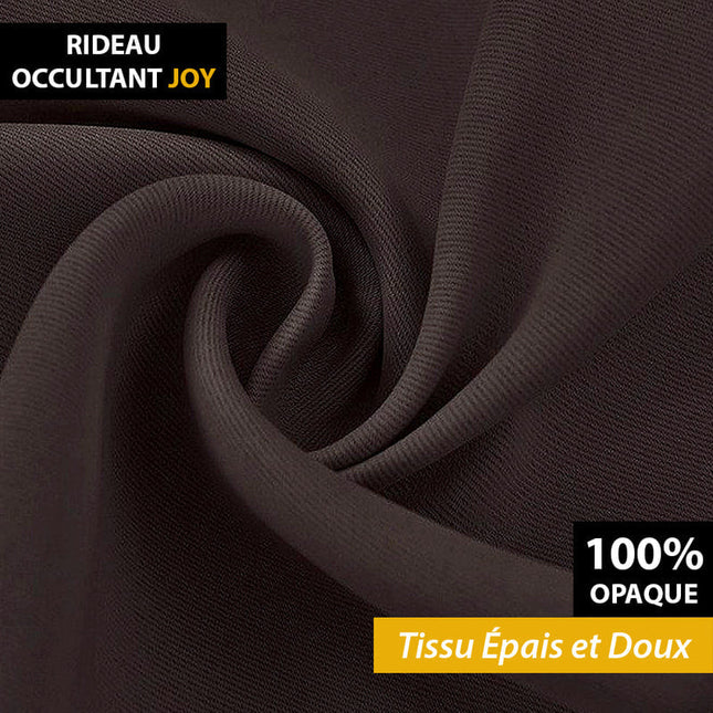 Hnědý zastiňovací závěs do ložnice Joy