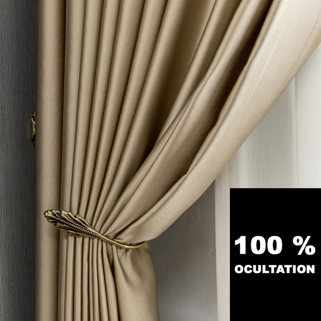 Hladký zatemňovací termoizolační závěs