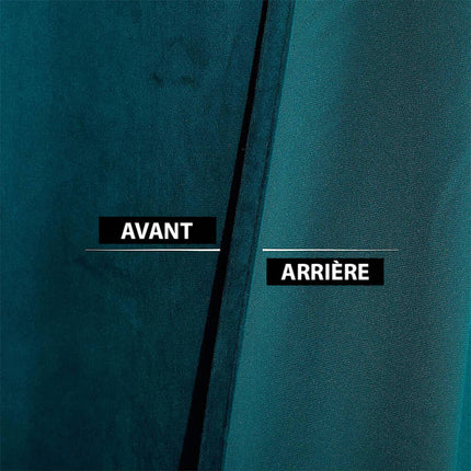 Luxusní termo závěs petrolejově modrý