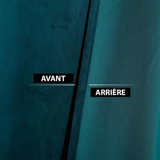 Luxusní termo závěs petrolejově modrý