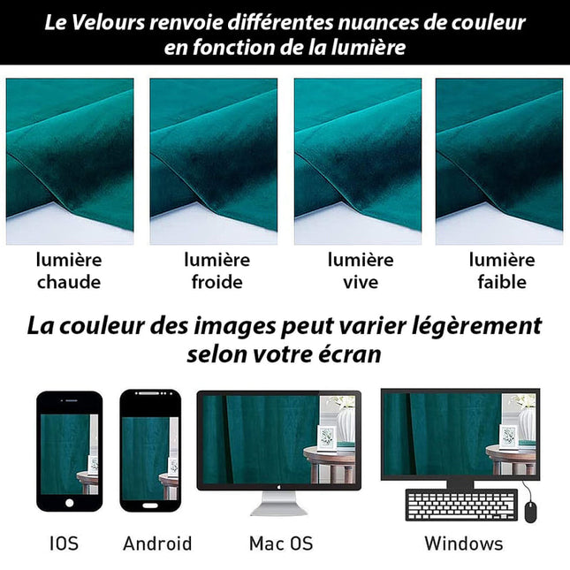 Luxusní termo závěs petrolejově modrý